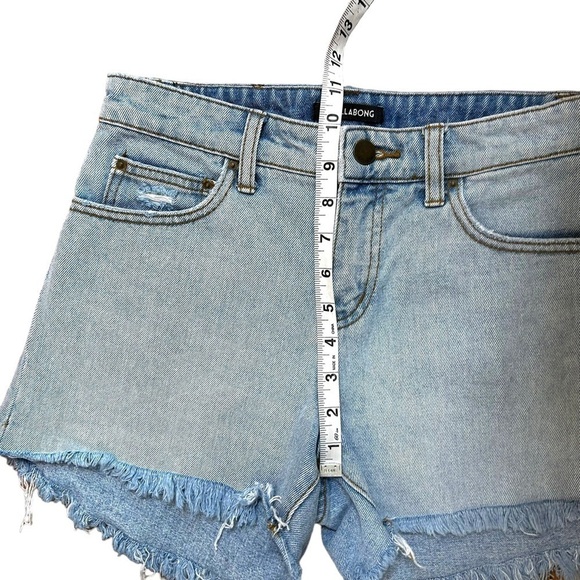 Billabong Drift Away Frayed Denim Shorts - Picture 11 of 12
